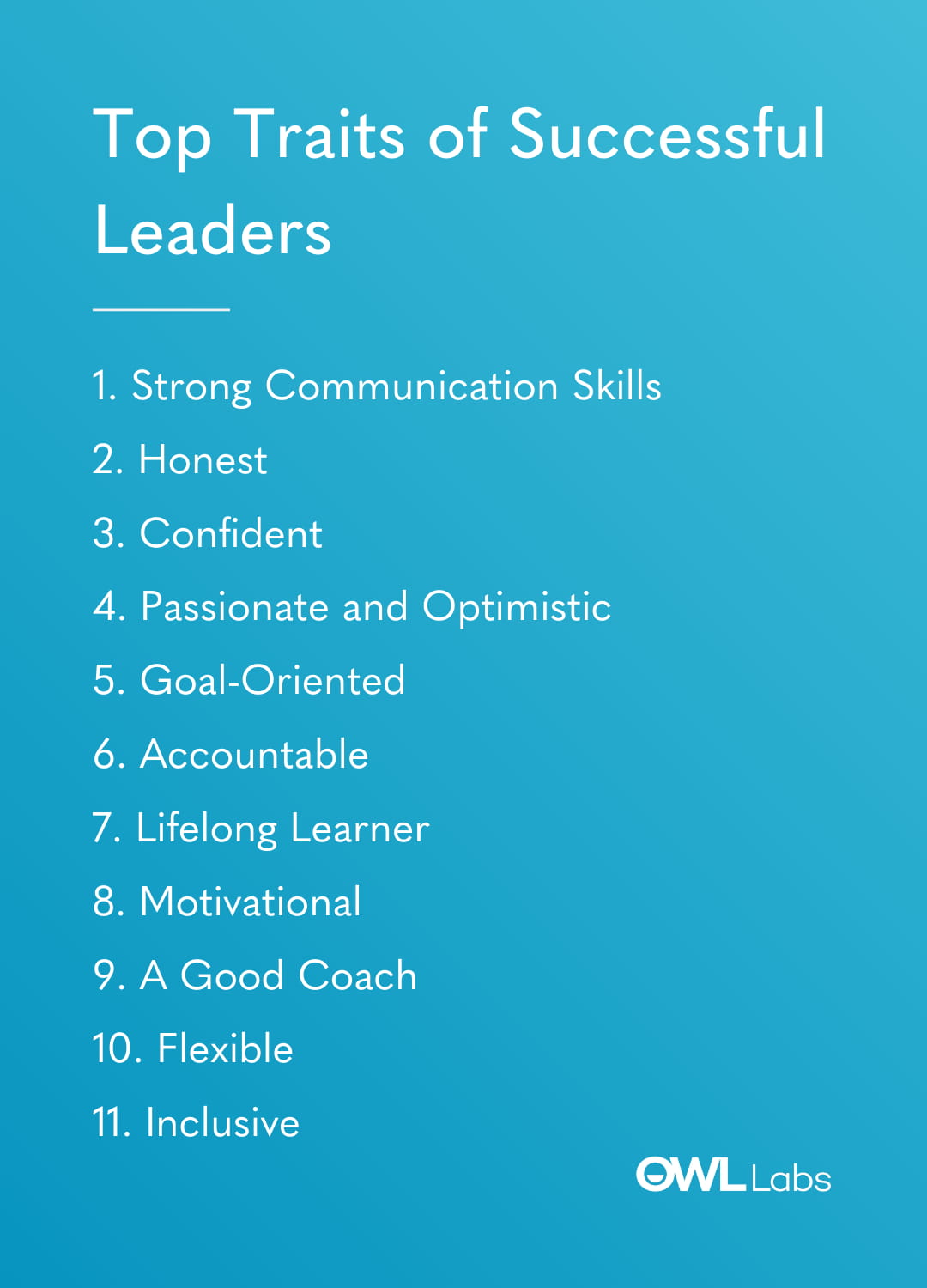 The Top Leadership Traits of Successful Leaders